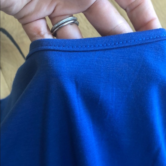 🟡 SALE! CÔTE D AZUR Blue Wrap Maxi Dress - Picture 10 of 11